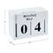 Hello Honey® 5.5" White Wooden Perpetual Desk Block Calendar